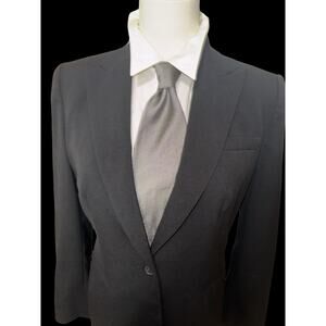 Savile Row Silver & Black Micro Check Silk Tie 4”